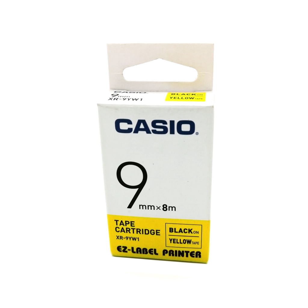 Casio XR-9YW1-Label Tape - Printer - Kuning - 9 mm (3)