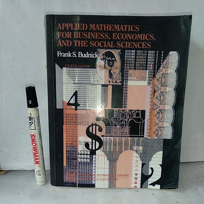 Jual Buku Applied Mathematics For Business Economics And The Social ...