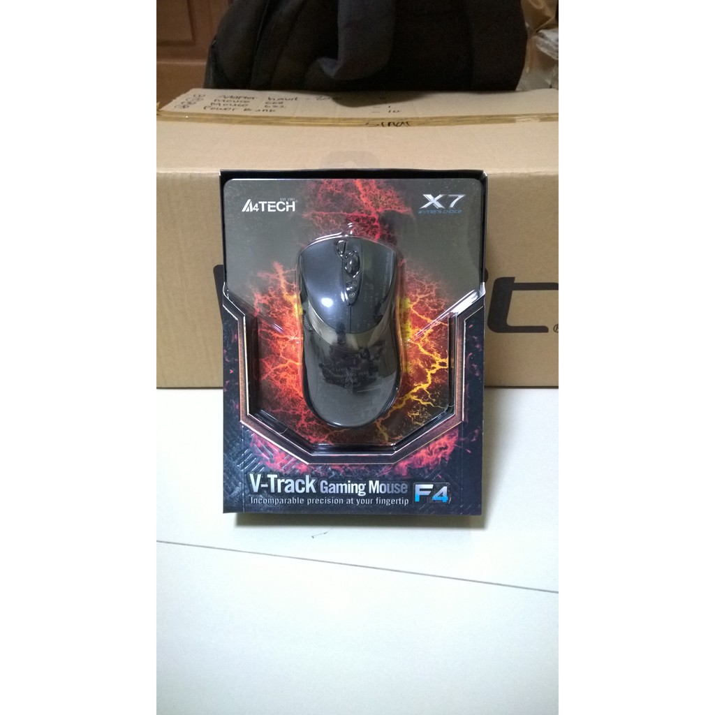 Jual A4Tech V-Track Wired Gaming Mouse F4 | Shopee Indonesia