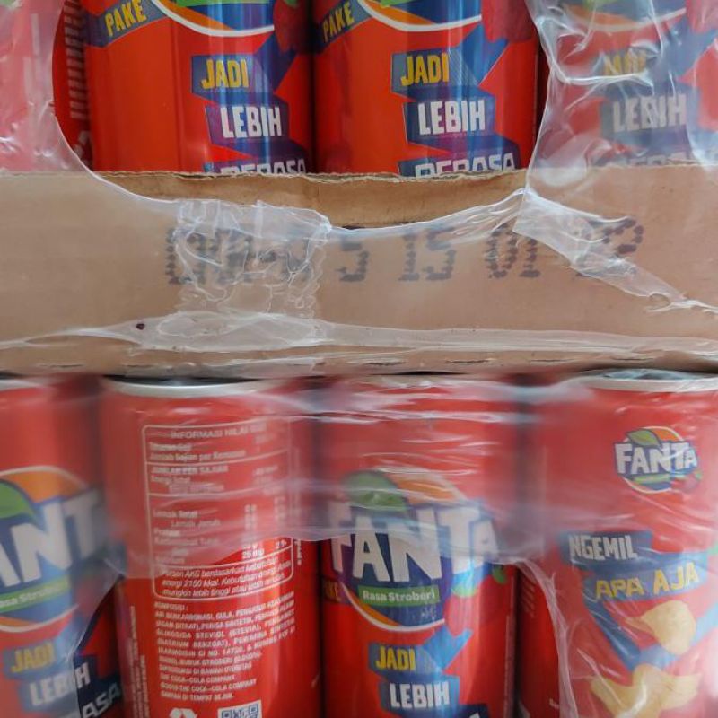 Jual Fanta Slim 250ml 1 Dus Isi 24 Kaleng / Hampers Imlek / Sincia ...