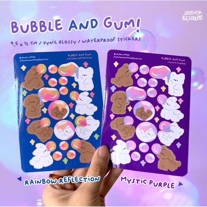Jual BUBBLE & GUM Sticker set | Shopee Indonesia