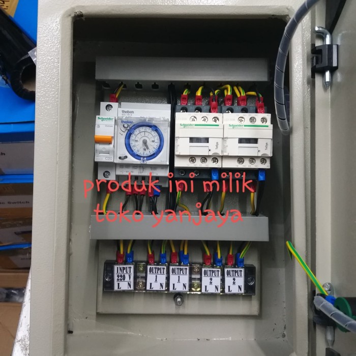 Jual Cindiashope Panel Timer 2 Output Bergantian/Panel Timer Bergantian ...