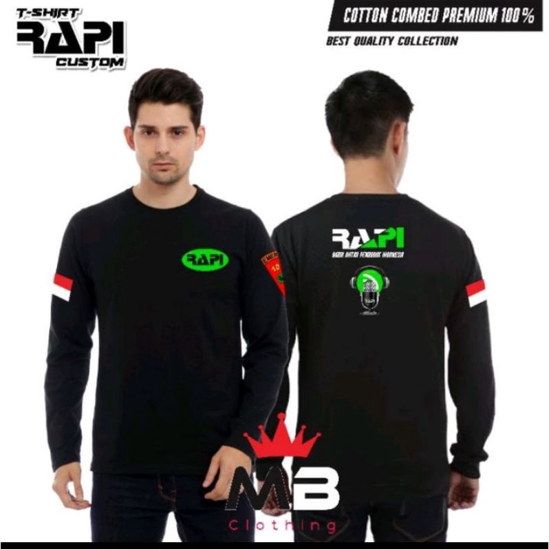 Jual KAOS RAPI LENGAN PANJANG/ BAJU PREMIUM / KAOS RADIO ANTAR PENDUDUK ...