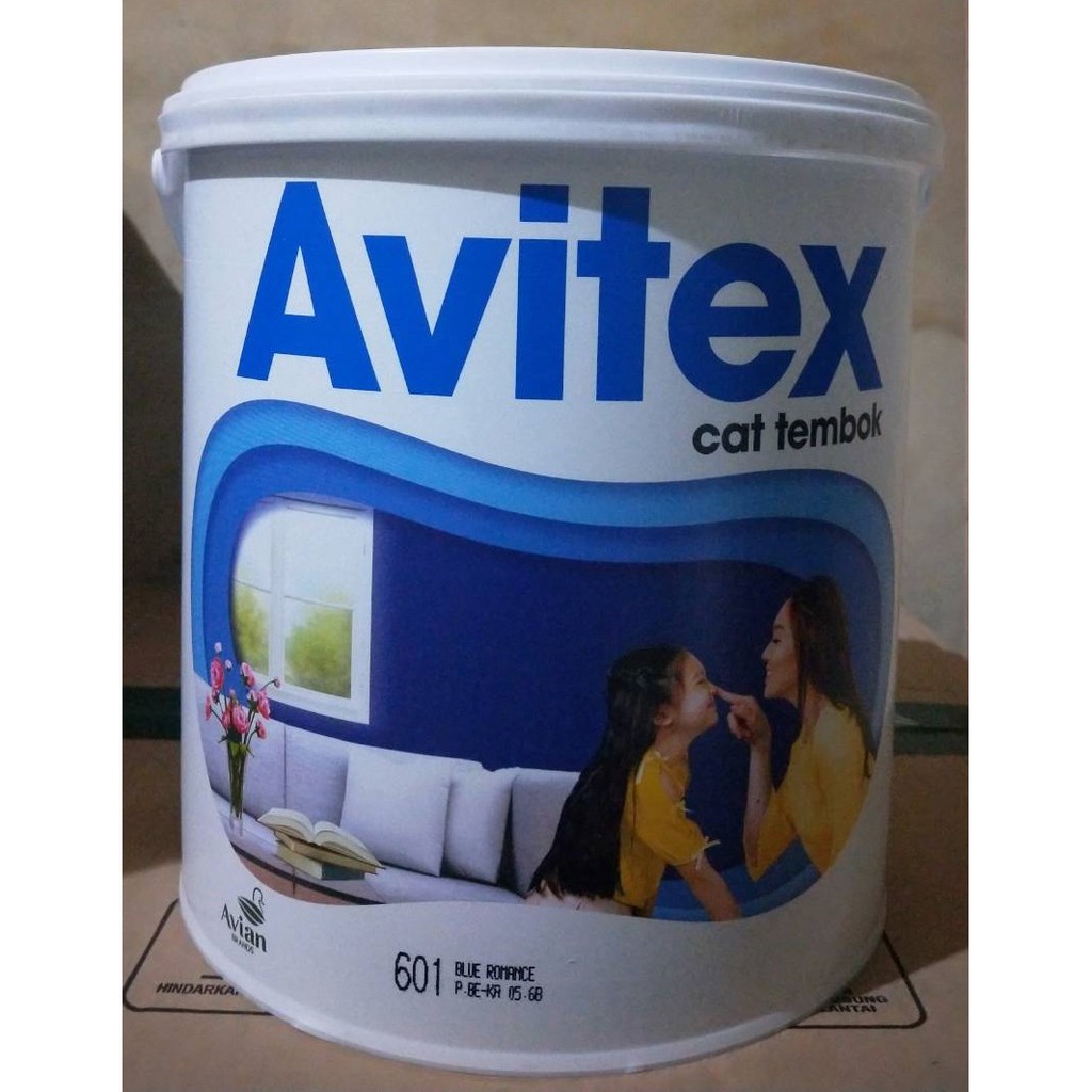 Jual Cat Tembok Avitex 5 Kg Biru Blue Romance 601 Cat Dinding Plafon Interior Shopee Indonesia 2142