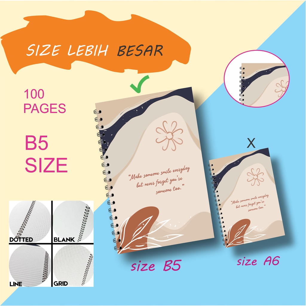 Jual NOTEBOOK NOTES BOOK JURNAL JOURNAL B5 BUKU CATATAN BUKU TULIS ...