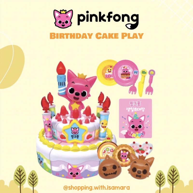 Jual Pinkfong Birthday Cake Play / Mainan Kue Ulangtahun | Shopee Indonesia