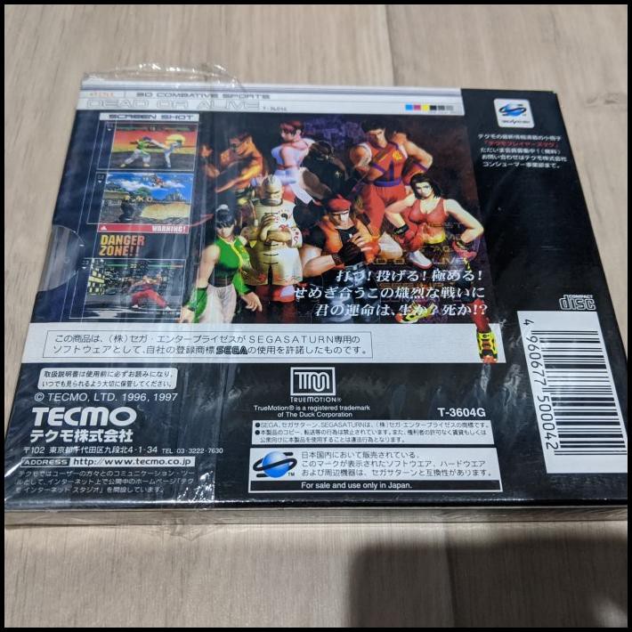 Jual Cd Sega Saturn Dead Or Alive Limited Edition | Shopee Indonesia