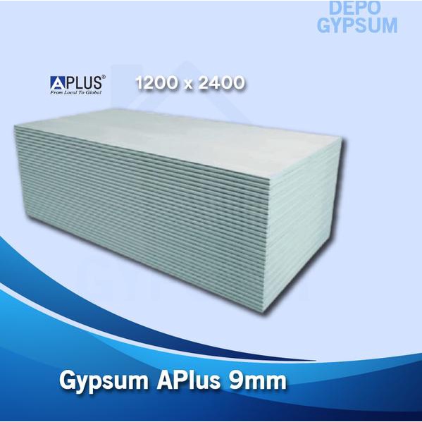 Jual Papan Gypsum Aplus 09mm 1200x2400 | Papan Gipsum Aplus Tebal 9mm ...