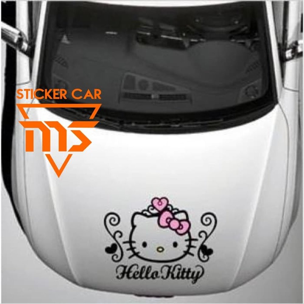 Jual hello kitty sticker hello kitty stiker mobil hello kitty kap kaca