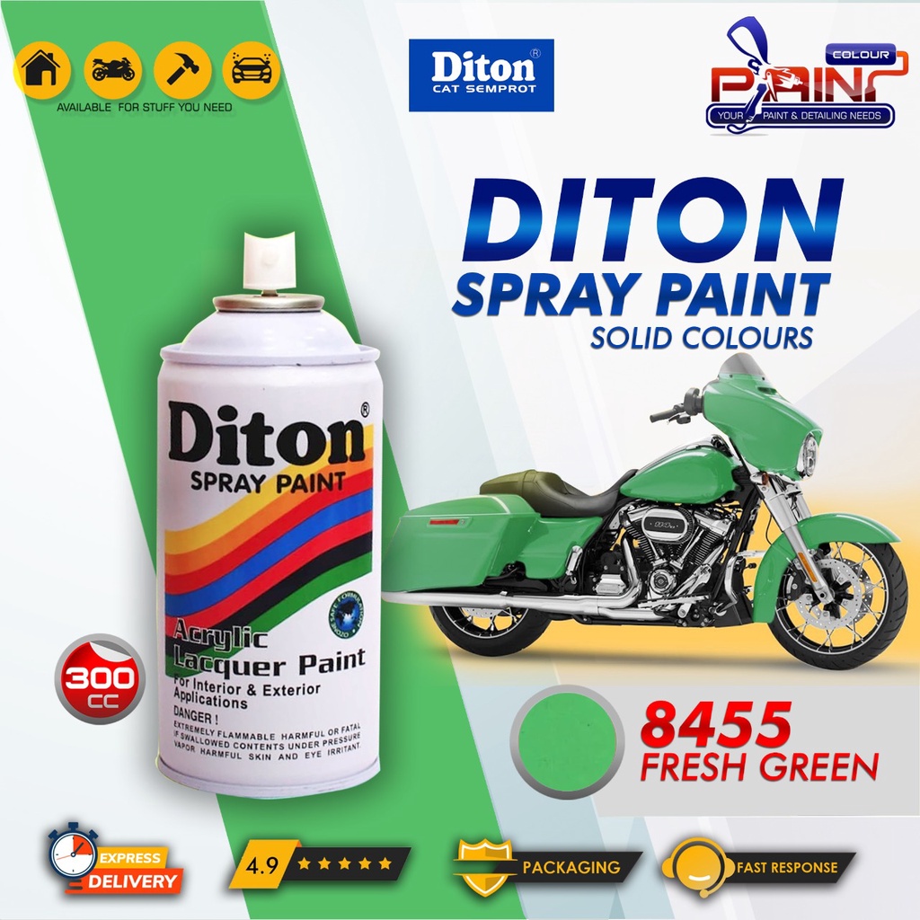 Jual Diton 8455 Fresh Green Cat Semprot/Pylox/Samurai Motor/Helm/Gundam ...
