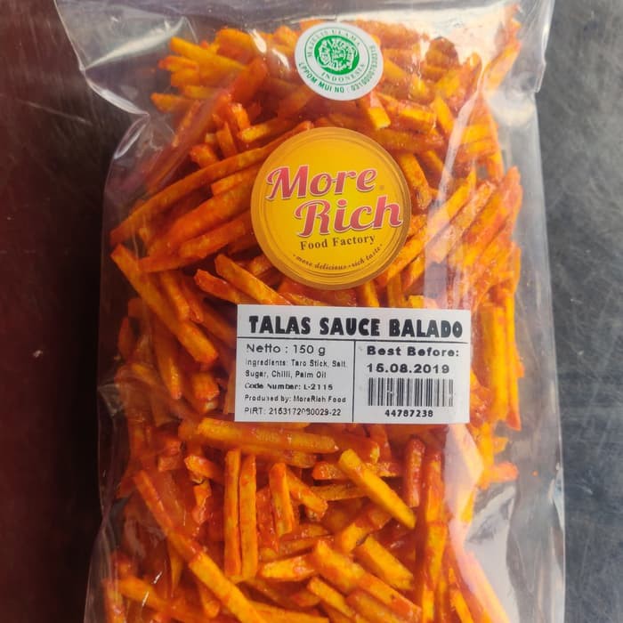 Jual Talas Balado Camilan Keripik More Rich ~ kp1204 | Shopee Indonesia