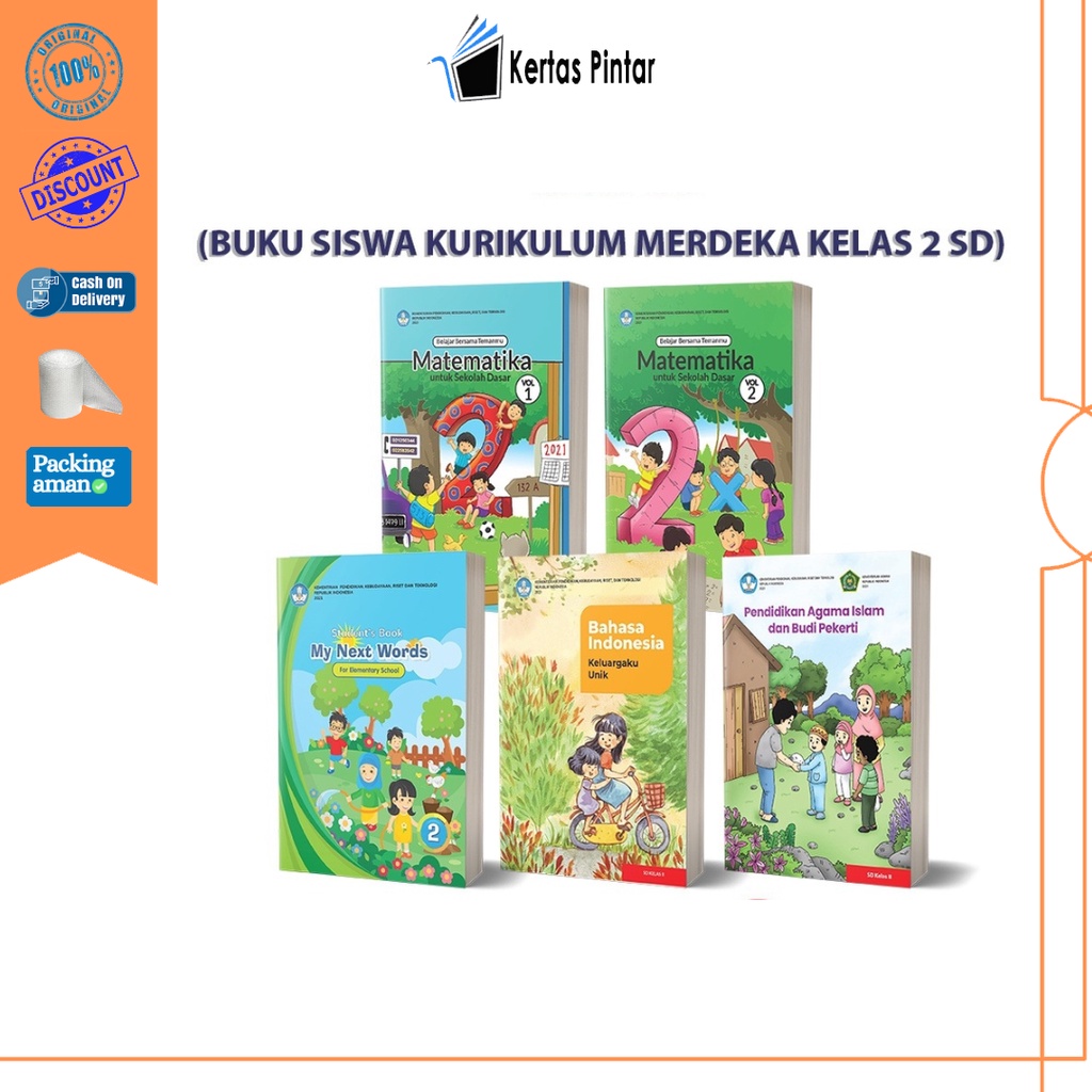 Jual BUKU PAKET SD KELAS 2 KURIKULUM MERDEKA BUKU SISWA SD II | Shopee ...