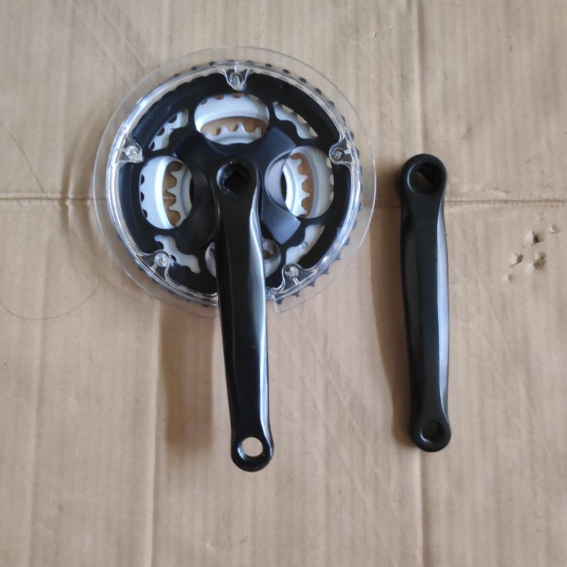 Jual Triple Crank Set T T T Besi Crankset Gir Tengah Shopee Indonesia