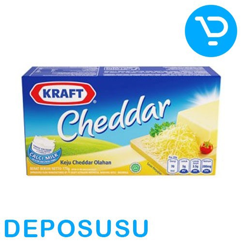 Jual Keju Chedar KRAFT CHEDDAR CHEESE 165g | Shopee Indonesia