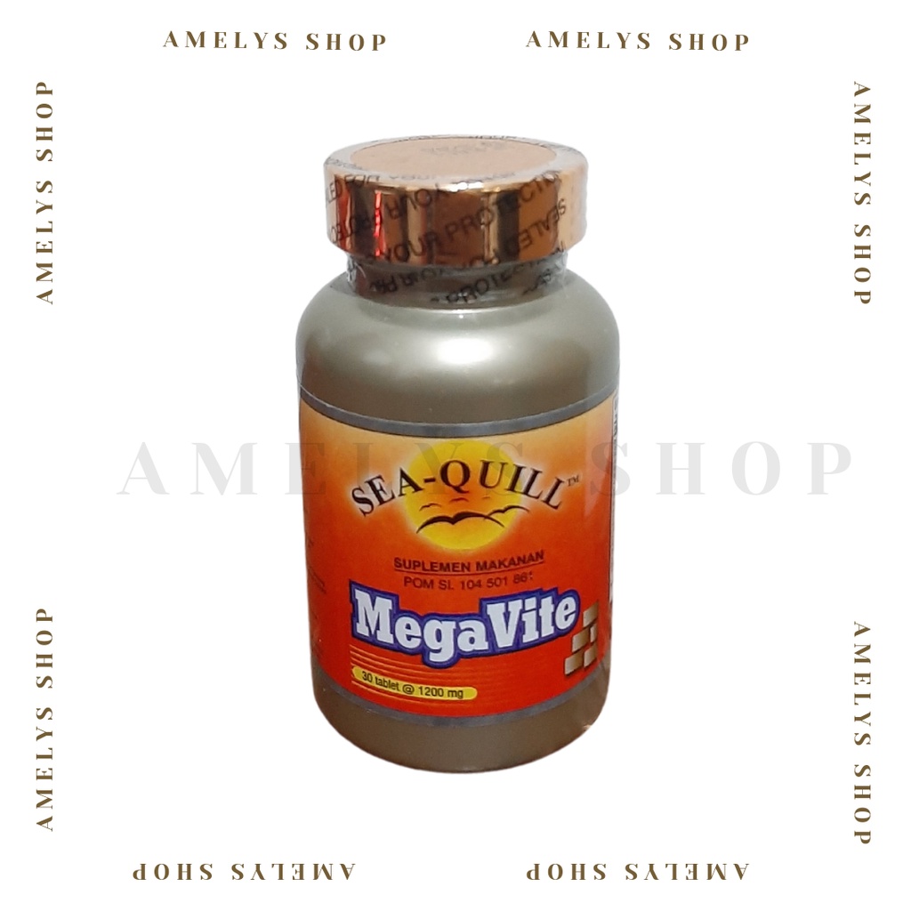 Jual SEA - QUILL MegaVite (30 Tablet) Menjaga Kesehatan | Shopee Indonesia