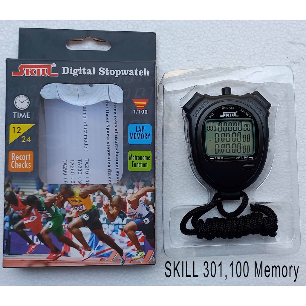 Jual STOPWATCH SKILL DIGITAL 30M / 60M / 100M – Sport Timer Digital ...