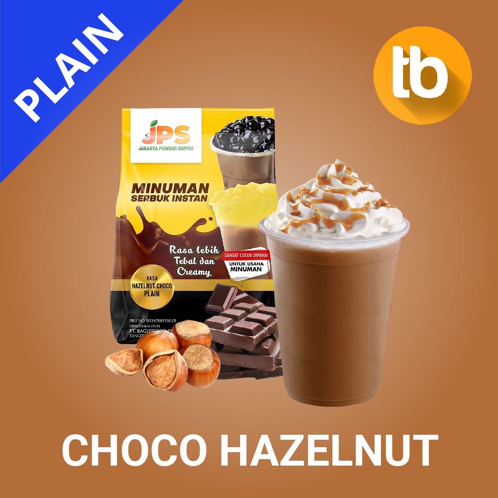 Jual JPS Powder Bubuk Minuman Serbuk Instan Rasa Choco Hazelnut Plain ...