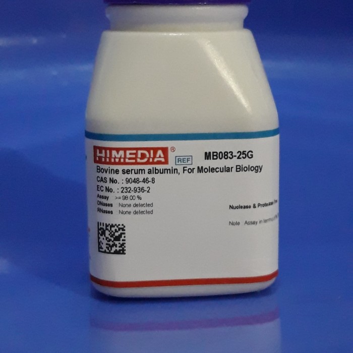 Jual BOVINE SERUM ALBUMIN MB GRADE 25 GRAM HIMEDIA MB083 BSA