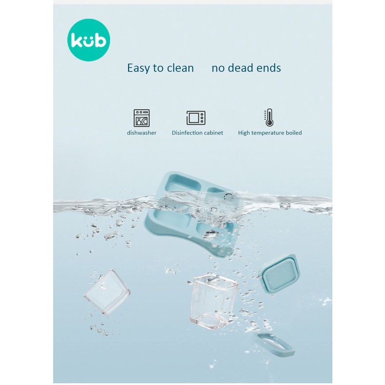 Jual KUB Glass Food Container Set (2x60ml + 2x120ml) | Shopee Indonesia