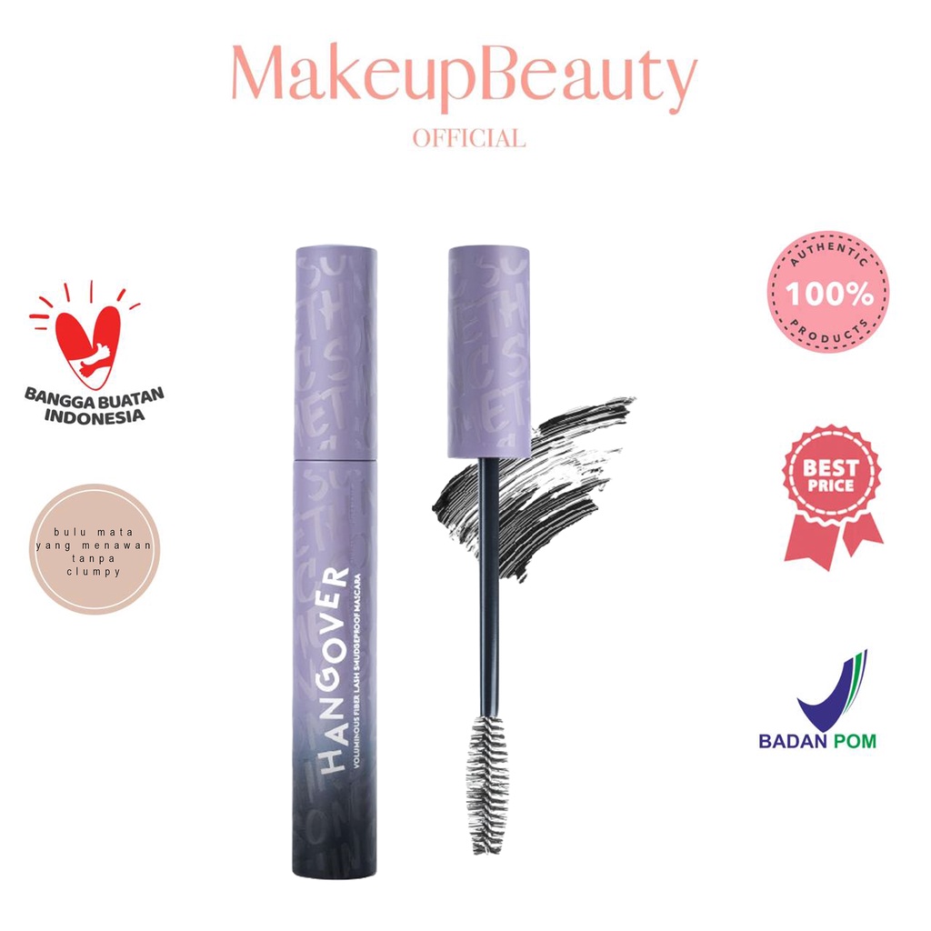 Jual Somethinc Hangover Voluminous Fiber Lash Smudgerproof Mascara Waterproof Mascara Tahan