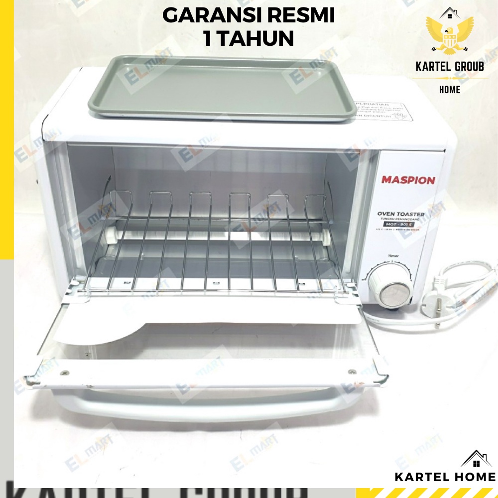 Jual HOME Oven Toaster Listrik Maspion 9L 500 Watt Warna Putih | Shopee ...