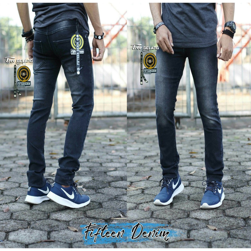Jual Celana Jeans Pria Panjang ORIGINAL Model Stretch Slimfit Jeans