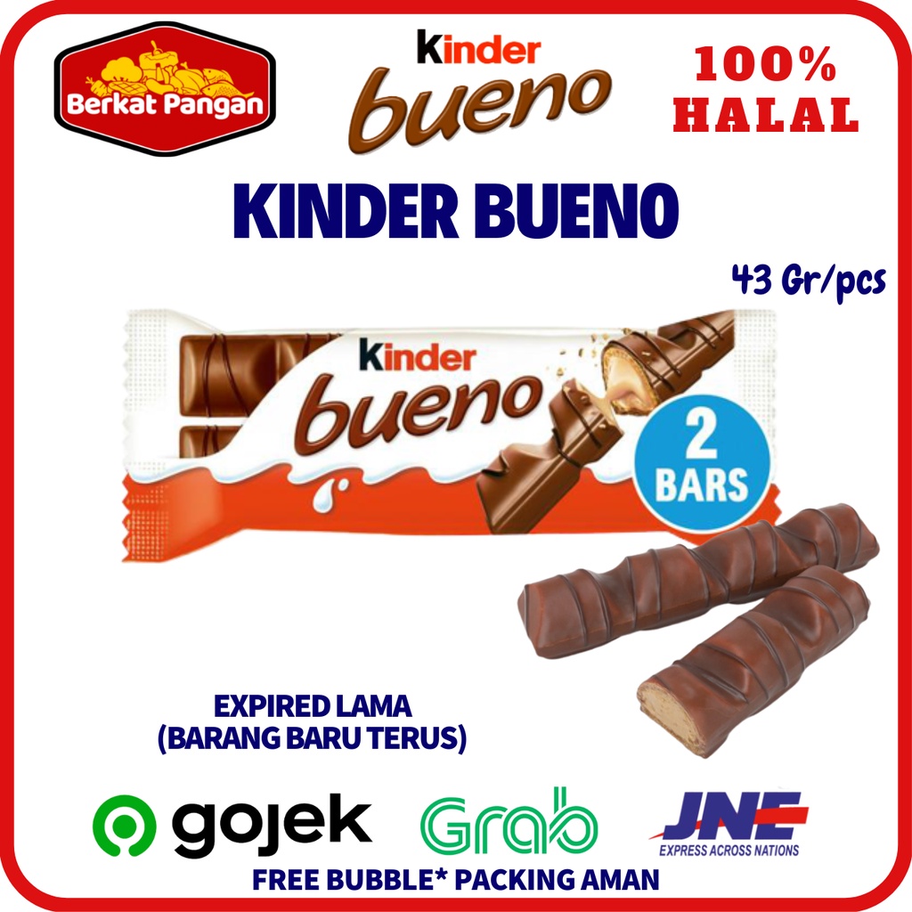 Jual Kinder Bueno Milk Hazelnut 43gr | Shopee Indonesia