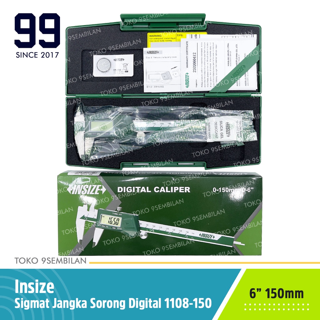 Jual Insize Sigmat Digital Inch Mm Jangka Sorong Caliper Shopee Indonesia