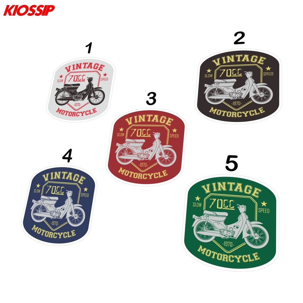 Jual NEW STIKER VARIASI PELENGKAP HONDA C70 acc7 | Shopee Indonesia