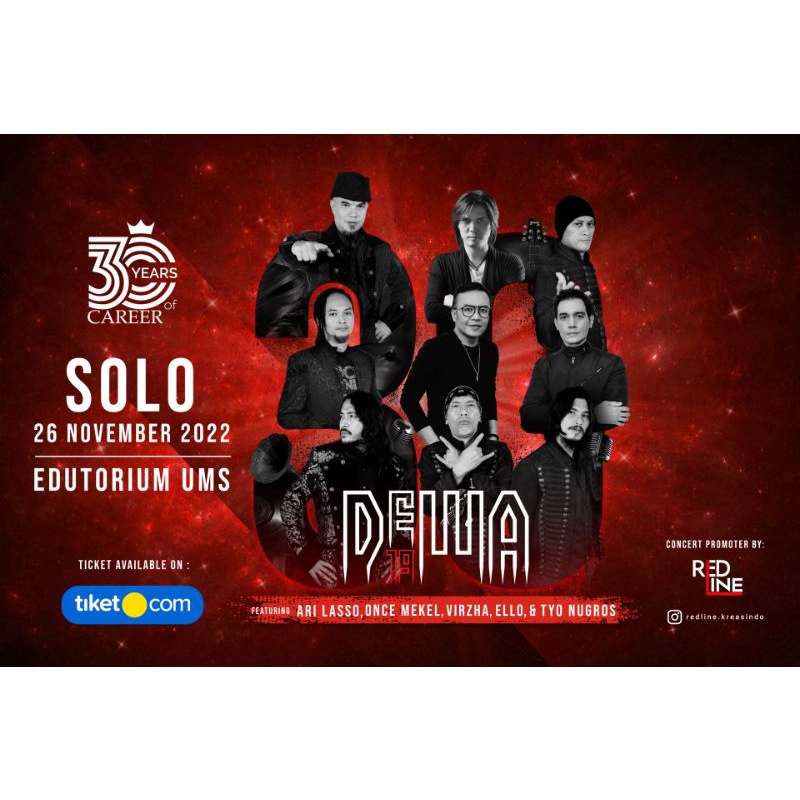 Jual TIKET KONSER DEWA 19 SOLO 26 NOVEMBER 2022 | Shopee Indonesia