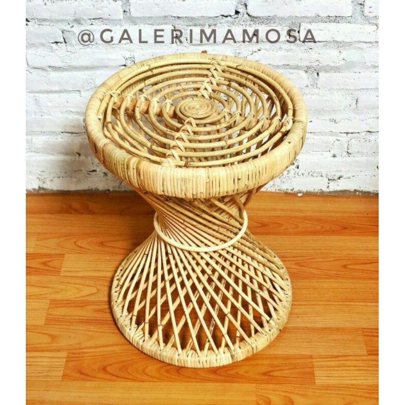 Jual stool rotan jaring | Shopee Indonesia
