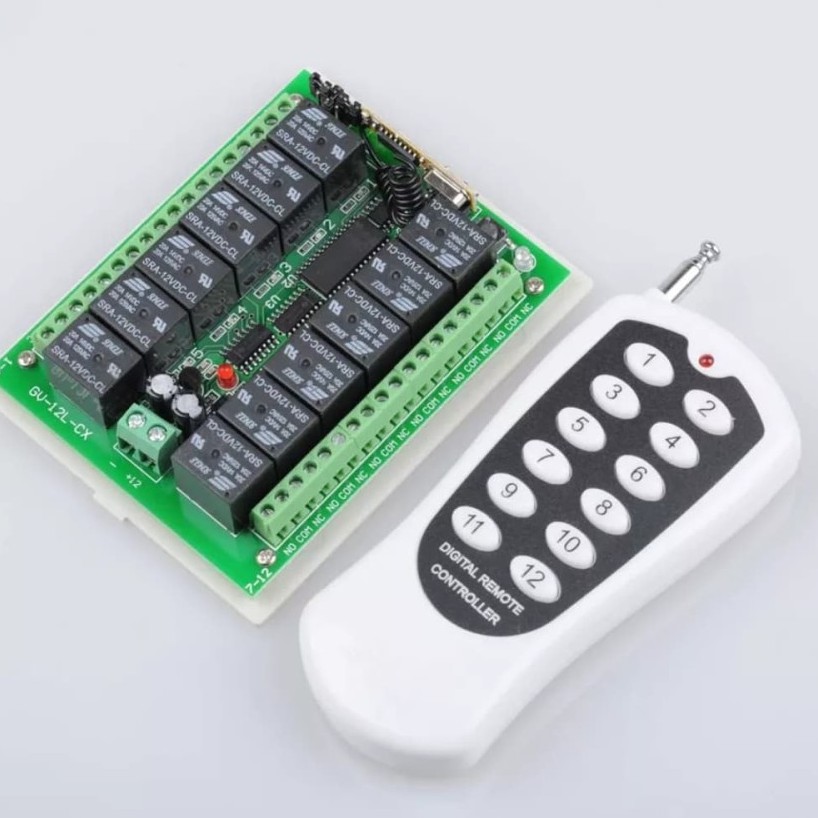 Jual SAKLAR REMOTE 12 CHANNEL 8 channel 4 channel / REMOTE CONTROL ...