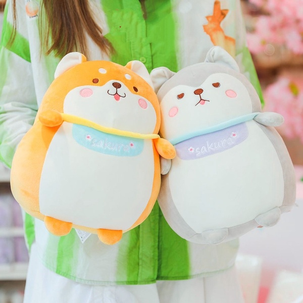 Jual Bantal Boneka Lucu Sakura Shiba Inu Husky Mainan Cute Plush Toy ...