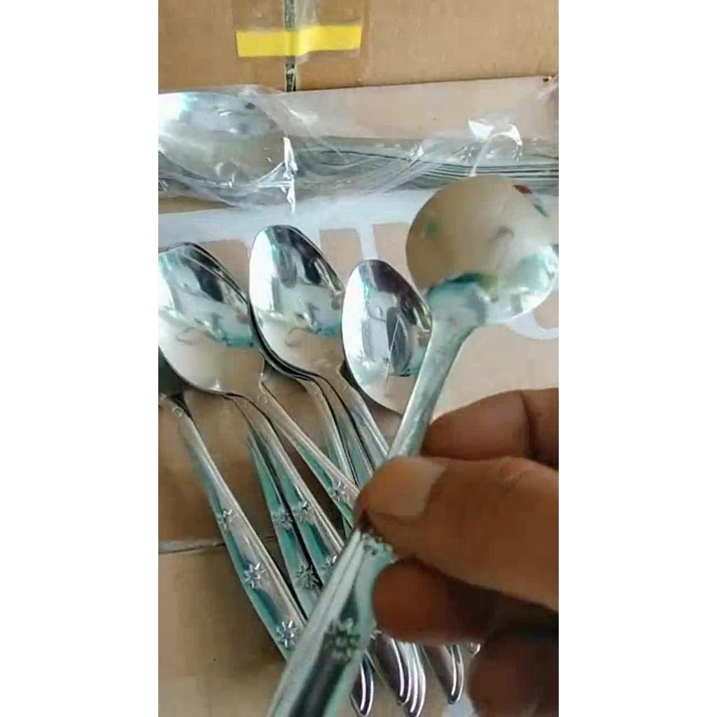 Jual SENDOK MAKAN BAHAN TEBAL KUAT / SENDOL STAINLESS STEEL BAGUS KOKOH ...