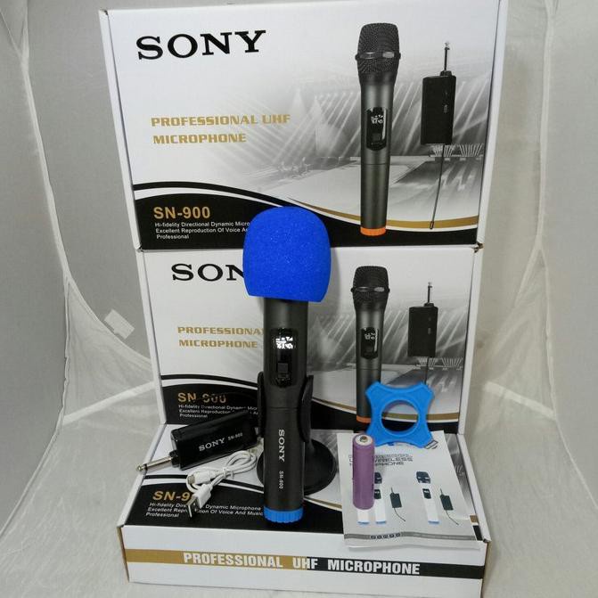 Jual mic wireless sony sn900 sn 900 microphone | Shopee Indonesia