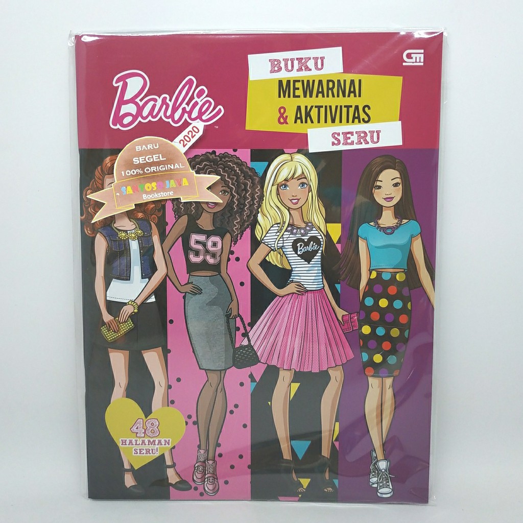 Jual Barbie: Buku Mewarnai Dan Aktivitas Seru By Mattel | Shopee Indonesia