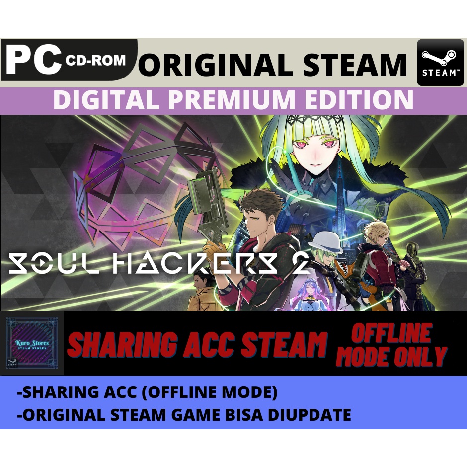 Jual Soul Hackers 2 Digital Premium Edition Steam Sharing Original Pc