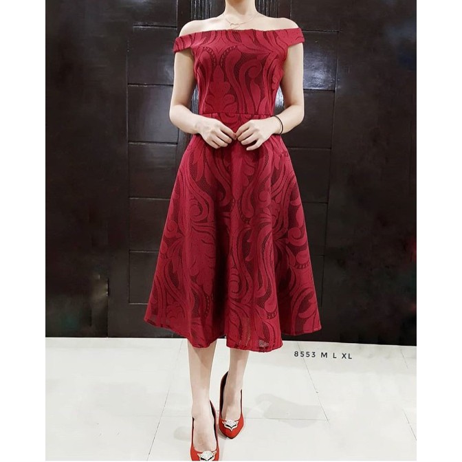 Sabrina brokat dress sales