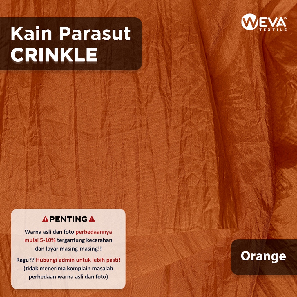 Jual Bahan Kain Parasut Kringkel - Kain Crinkle Premium Weva Textile ...