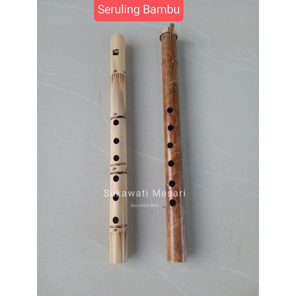 Jual Seruling Suling Bambu Bali Lubang 6 Alat Musik Mainan Edukasi Anak ...