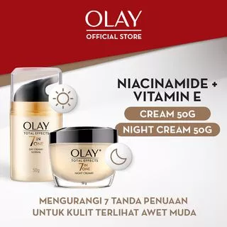 Olay Total Effects 7in1 Niacinamide Day and Night Cream Skincare Antiaging 50gr