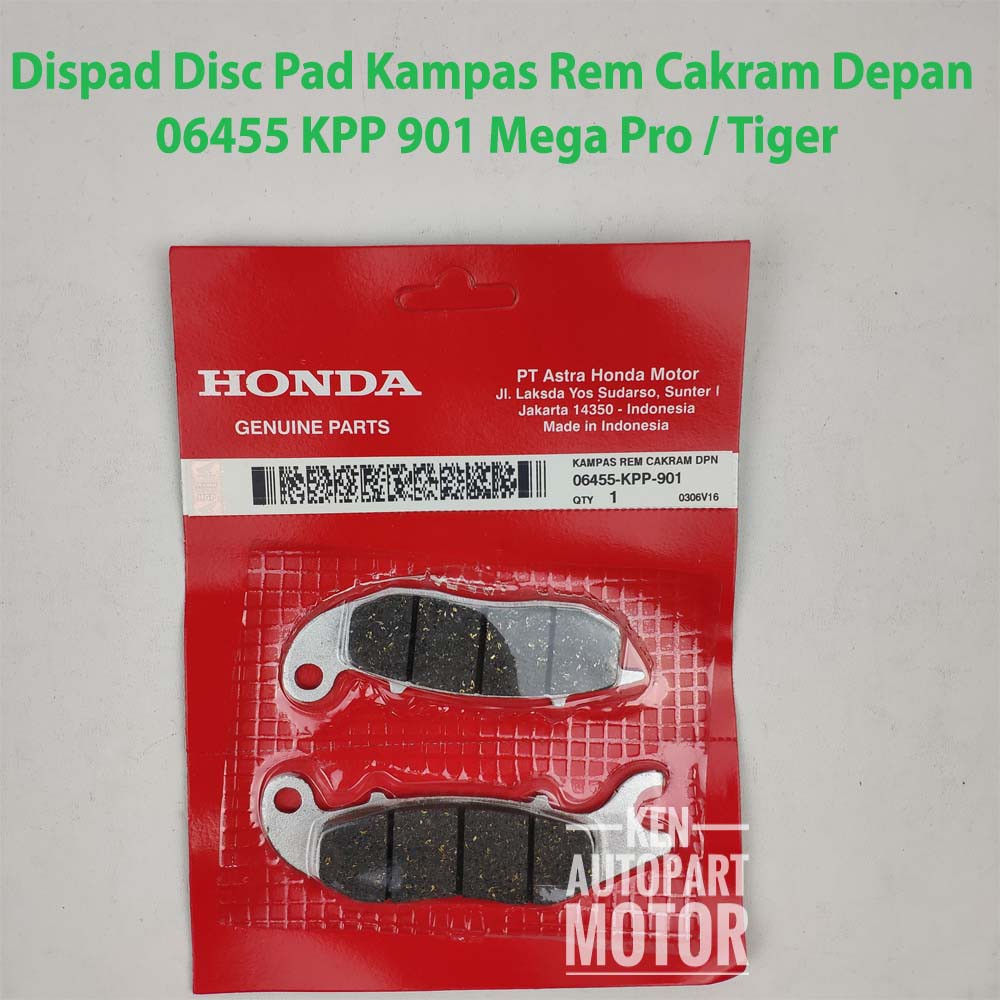 Jual Dispad Disc Pad Kampas Rem Cakram Depan Kpp Kye Mega Pro