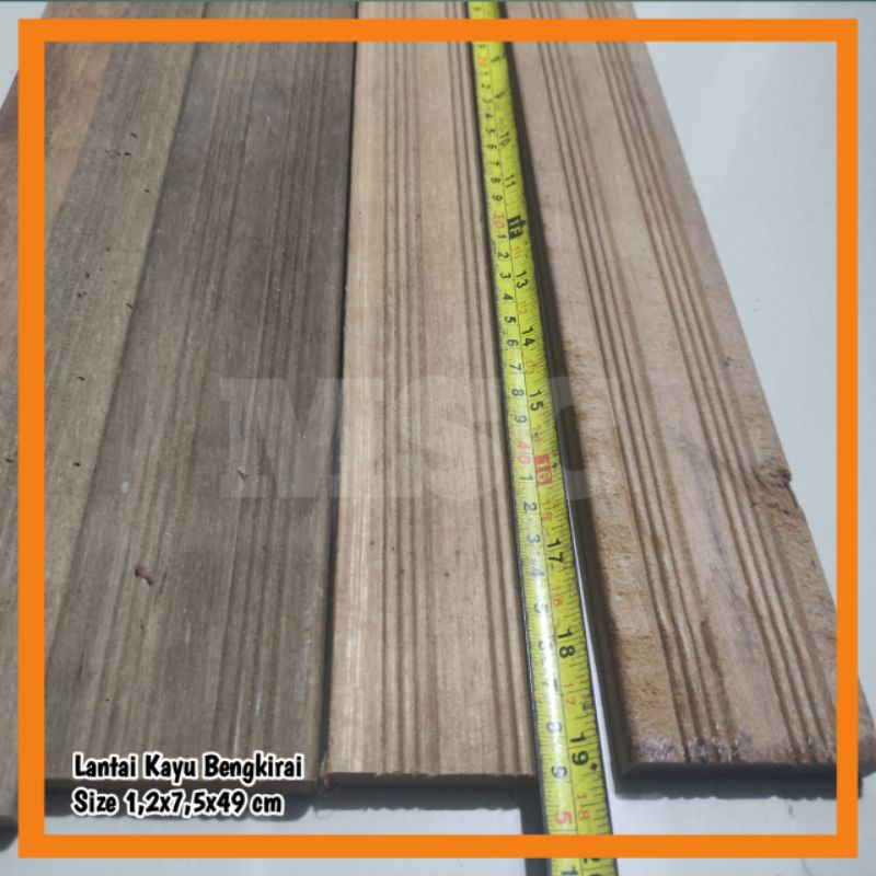 Jual Deck Pool Lantai Kayu Bengkirai Mini Serbaguna (1,2x7,5x49 cm ...