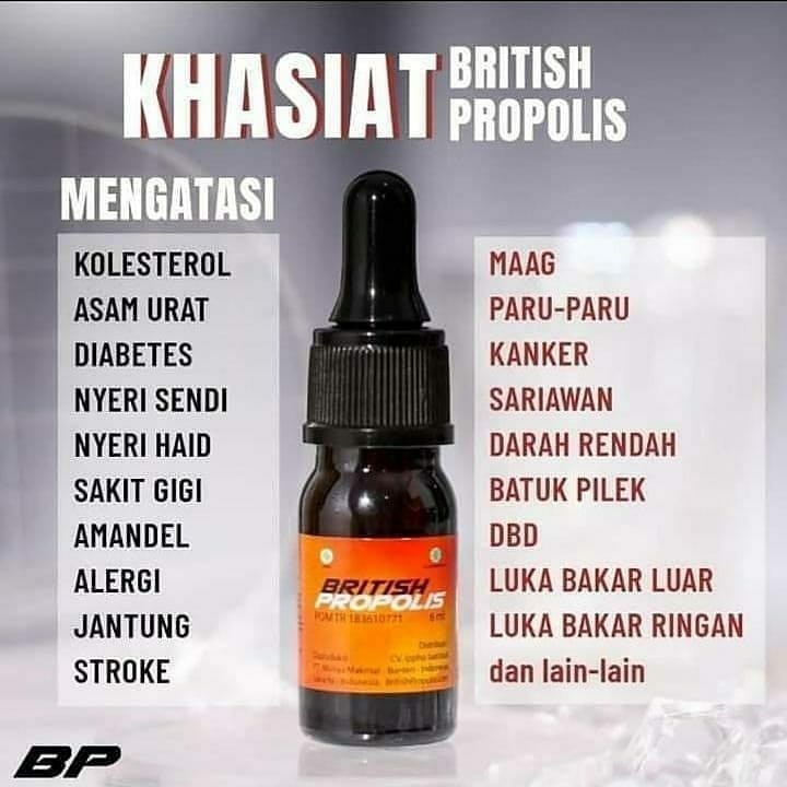 Jual BRITISH PROPOLIS - Merah Membantu Menjaga Daya Tahan Tubuh 6ml ...