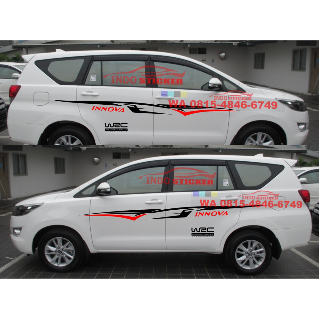 Jual STICKER MOBIL INNOVA CUTTING STICKER MOBIL TOYOTA INNOVA STIKER ...