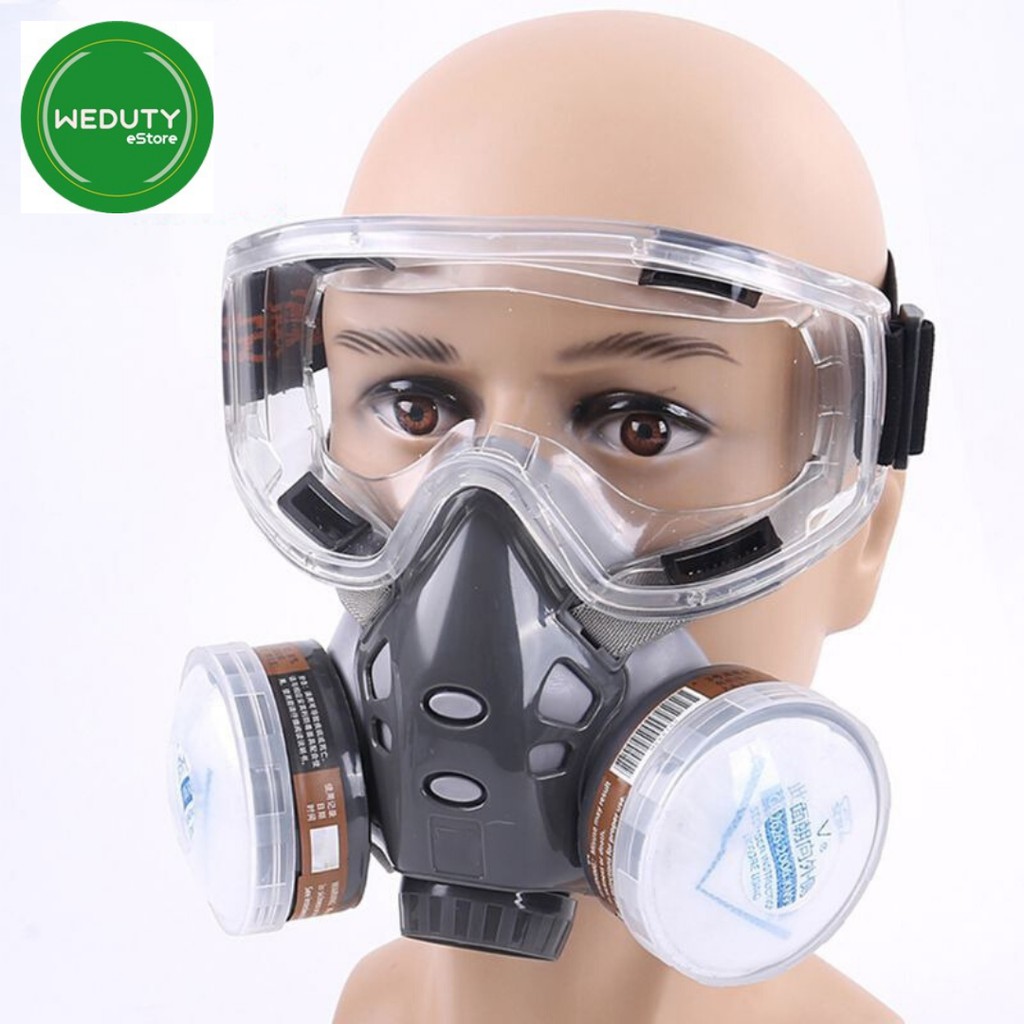 Jual SAFETY GAS MASK CHEMICAL KIMIA AMONIA / MASKER RESPIRATOR DAN ...