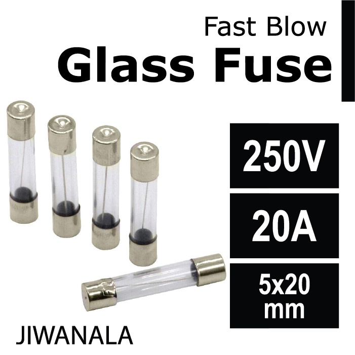 thumbnail image 2 of 100pcs 5x20 Slow Blow Glass Fuse 5mm X 20mm 250V Slow Blow 2 of 11