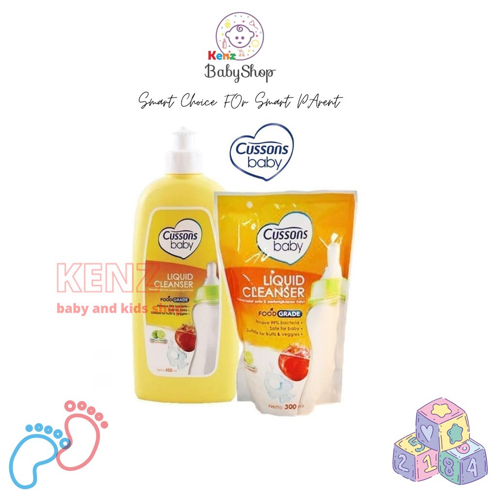 Jual Cussons Baby Liquid Cleanser Botol 450ml Free Refill 300ml ...