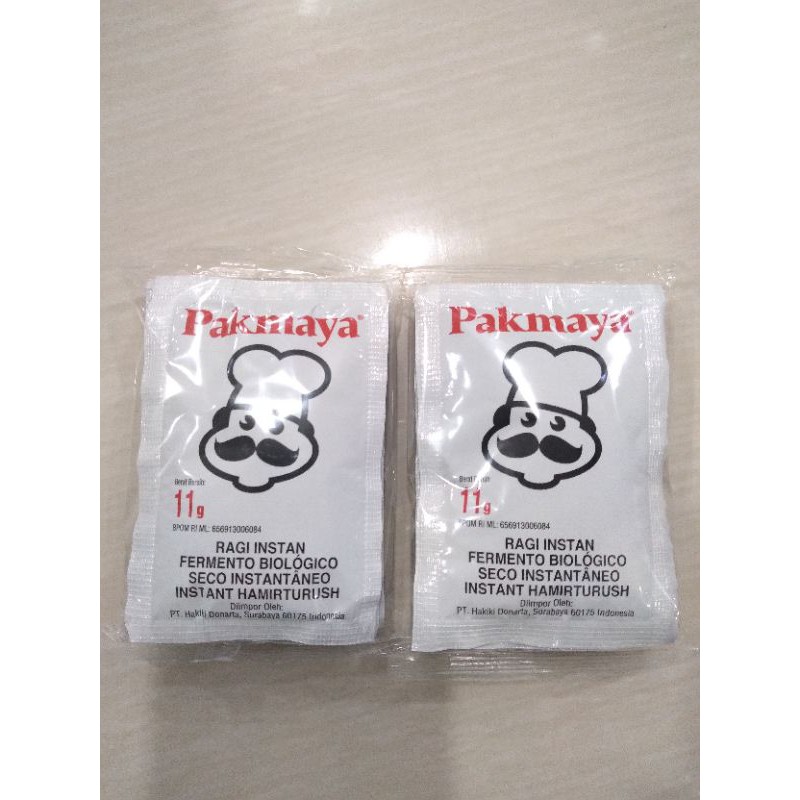 Jual PAKMAYA RAGI INSTANT KEMASAN SACHET 11gr (isi 4) | Shopee Indonesia