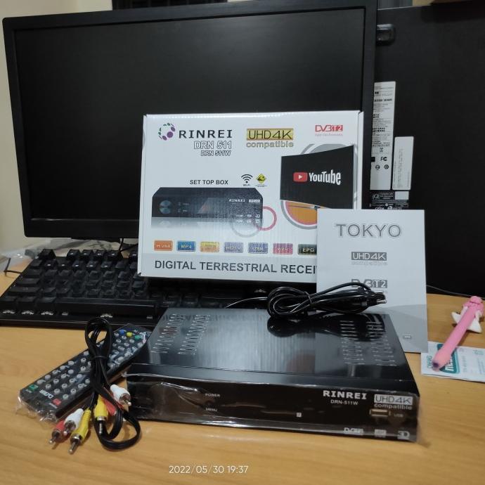 Jual set top box rinrei digital terrestrial receiver DV3T2 DRN 511W ...